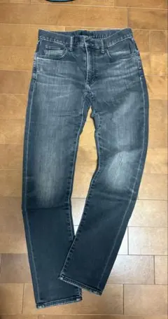 ユニクロジーンズ　ヒートテックデニム　30 ブラック　スリムフィット