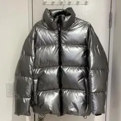 GAP メタリックシルバー ダウンジャケット　値下げしました‼️