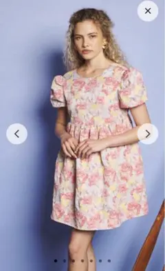 sister jane Echo's jacquard ミニワンピース