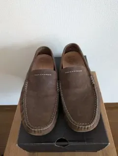 【極上の履き心地】UGG アグ 本革 レザー スリッポン ローファー ブラウン