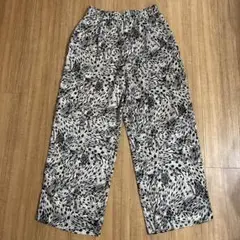 新品 GALLEST ワイドパンツ サイズ38 モノトーン