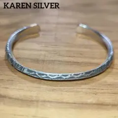 新品✨Karen Silver【ツイスト バングル】ユニセックス/ハンドメイド Karen | Single Knot Bold Silver Bangle | ever