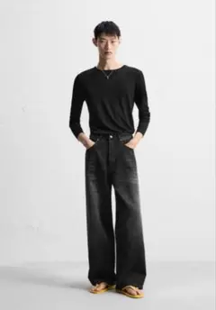 ZARA エキストラバギーフィットジーンズ 34のサムネイル