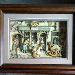 大幅値下げしました   新品  シャドーボックス  完成品 シャドーボックス完成品・アンティーク金古美額縁 - メルカリ