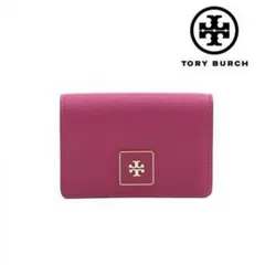 【新品】トリーバーチ TORY BURCH ソフトレザー カードケース ピンク