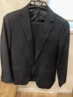 卒業式　Mineka ネイビー ストライプスーツ 145