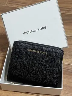 MICHAEL KORS ブラック 二つ折り財布