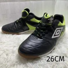 umbro Accerator ブラック/ライム フットサルシューズ　室内用