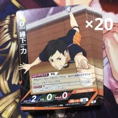 20枚 縁下力 ハイキュー バボカ 烏野高校 音駒高校 バボカbreak