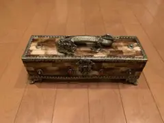 アンティーク ジュエリーボックス 龍モチーフ ドラゴン ヴィンテージ 小物入れ