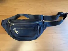 ブラック ボディバッグ ウエストポーチ