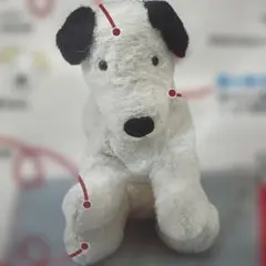 ⭕️新品未使用　　フェリシモ　くたりとかわいい7匹の犬くんの会　ダルメシアン