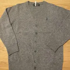 【美品】EAST BOY グレー Vネック　カーディガン サイズ11