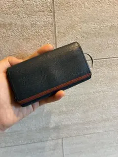 （最終値下げ！）Paul Smith キーケース ネイビー ブラウンのサムネイル