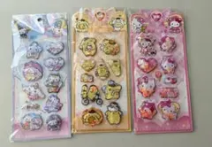 ウォーターシール　キャラクターシール 3シートセット