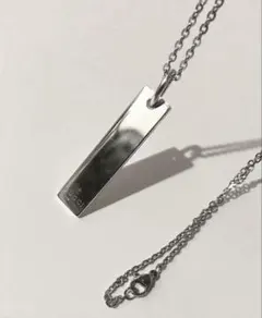 【美品】GUCCI ネックレスプレート シルバー925