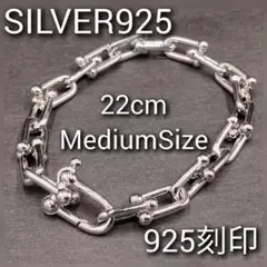 シンプル デザイン ブレスレット メンズ ハードウェレディース シルバー 銀