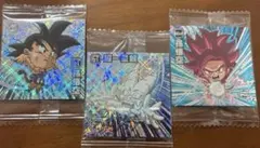 ドラゴンボール シール ウエハース　シークレット 2種　UGR1種　計3枚