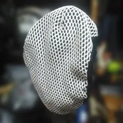 メッシュ ハンチング ブラック ホワイト