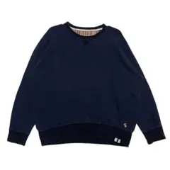 Paul Smith 前V ガゼット トレーナー ラグラン 刺繍 ワンポイント