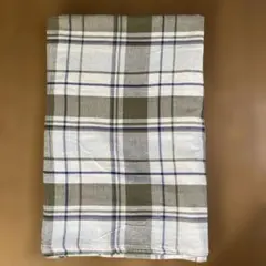 インド綿　マルチカバーチェック柄