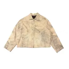 ZARA フルジップ デニムジャケット フェード加工