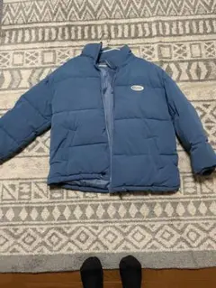 ダウンジャケット 青