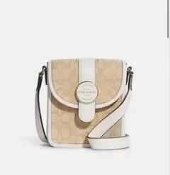 ノース／サウス ロニー クロスボディ シグネチャー ジャカード coachコーチ