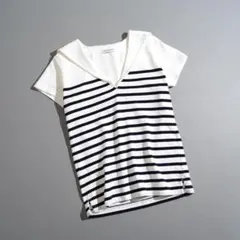 242t*MADISONBLUE マディソンブルー セーラーボーダー Tシャツのサムネイル