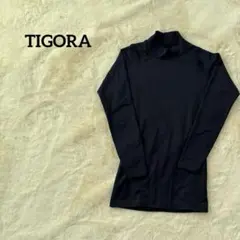 TIGORA 【メンズS】裏起毛ネイビー タートルネック アンダーシャツ 野球