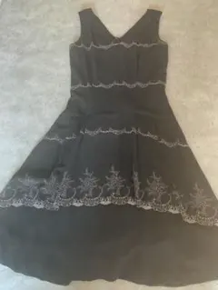JOINT WORKS ベイクルーズ レース 刺繍 ドレス ワンピース 38 黒のサムネイル