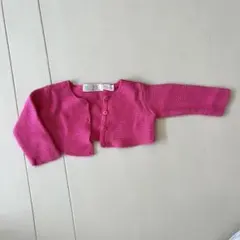 Zara Mini ピンク カーディガン 3/6ヶ月