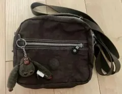 Kipling ショルダーバッグ ブラウン モンキーチャーム付のサムネイル