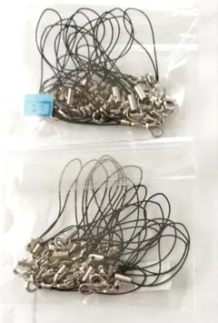 カン付きストラップ　ハンドメイド用　20個入り✖２袋