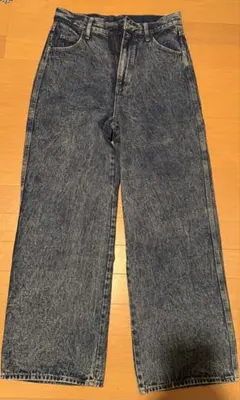 WEGO ダークブルー ワイドパンツ