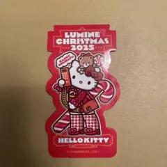 【新品・匿名配送】ルミネ HELLO KITTY クリスマスステッカー 2025