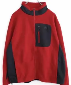 90s NIKE ACG フリース XL 赤黒 バイカラー
