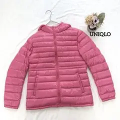 UNIQLO ダウンジャケット M ピンク 217-072646 ダウン90