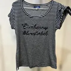 新品未使用　BURBERRY BLUE LABEL ストライプ 半袖Tシャツのサムネイル