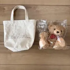 メルセデス・ベンツ クリスマスベア & ミニトートバッグ