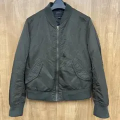 即決 UNIQLO ユニクロ MA-1 ブルゾン ジャケット カーキ L