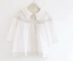 ☆美品Khadi and Co. アンドラプレインブラウス Sサイズ ホワイト