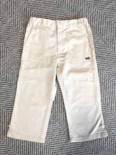 ファミリア　ベージュリボンハーフパンツ　120サイズ