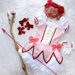 魔法少女まどかマギカ まどマギ コスプレ 鹿目まどか フルセット ウィッグ付きM