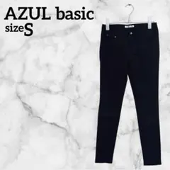 AZUL basic【S】スキニーパンツ 黒