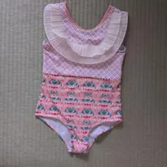 韓国　フリル付き女の子用水着