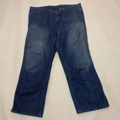 R by 45rpm デニムストレッチクロップドパンツ・45アールピーエム