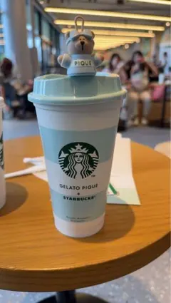 スターバックス gelato piqueリユーザブルカップ、べアリスタセット