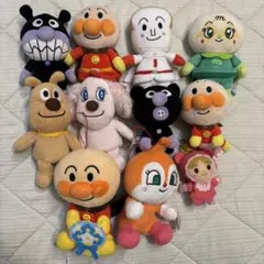 アンパンマンぬいぐるみセットとネームプレート