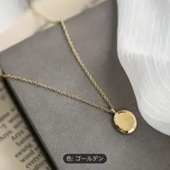 人気　高級プチペンダント　優雅　18金メッキ　ステンレス鋼　光沢